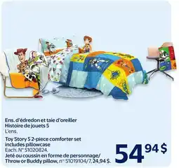 Walmart Toy Story 5 2-piece comforter set includes pillowcase offer
