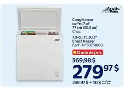Walmart Arctic King 7.0-cu. ft. 30.3 Chest freezer offer