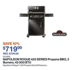 Patrick Morin ROGUE 425 SERIES Propane BBQ, 3 Burners, 42 000 BTU offer