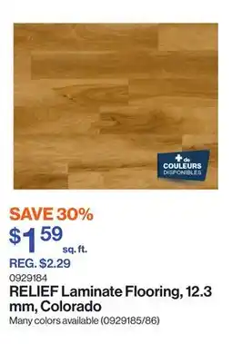 Patrick Morin RELIEF Laminate Flooring, 12.3 mm, Colorado offer