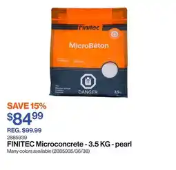 Patrick Morin Microconcrete - 3.5 KG - pearl offer