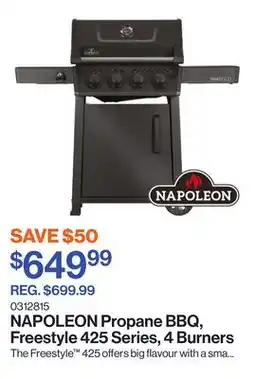 Patrick Morin Propane BBQ, Freestyle 425 Series, 4 Burners offer