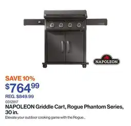 Patrick Morin Griddle Cart, Rogue Phantom Series, 30 in offer