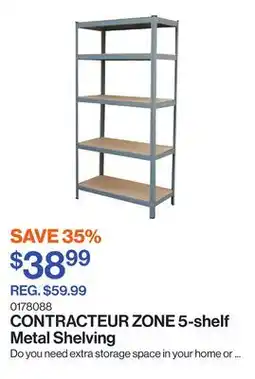 Patrick Morin 5-shelf Metal Shelving offer