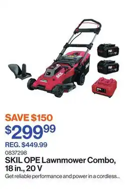 Patrick Morin OPE Lawnmower Combo, 18 in., 20 V offer