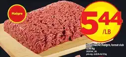 Maxi BŒUF HACHÉ MAIGRE offer