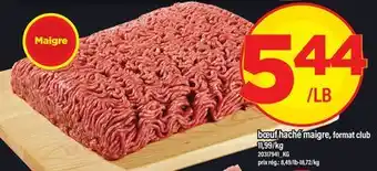 Maxi BŒUF HACHÉ MAIGRE offer