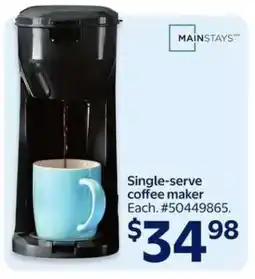 Walmart Single Serve Coffee Maker offer