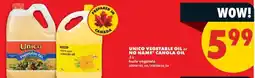 No Frills Unico Vegetable Oil or No Name Canola Oil offer