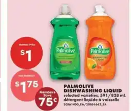 No Frills Palmolive Dishwashing Liquid offer