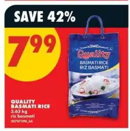 No Frills QUALITY BASMATI RICE offer