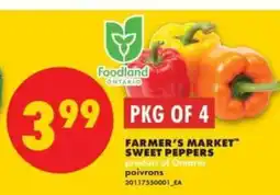 No Frills Farmer's Market Sweet Peppers offer