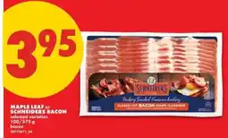 No Frills MAPLE LEAF OR SCHNEIDERS BACON offer