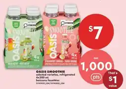 No Frills Oasis Smoothie offer