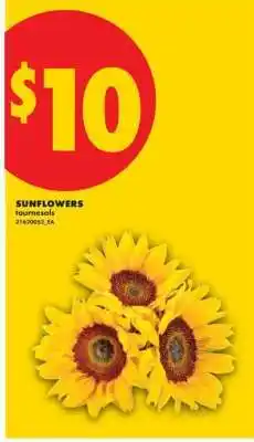 No Frills SUNFLOWERS offer