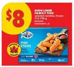 No Frills HIGH LINER FAMILY FISH offer