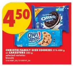 No Frills CHRISTIE FAMILY SIZE COOKIES offer