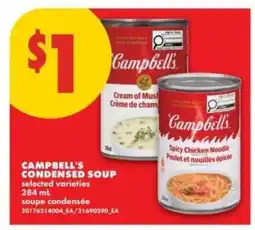 No Frills CAMPBELL’S CONDENSED SOUP offer
