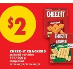 No Frills Cheez-It Crackers offer