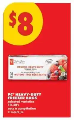 No Frills PC HEAVY-DUTY FREEZER BAGS offer