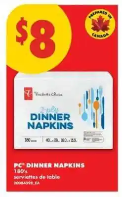 No Frills PC Dinner Napkins offer