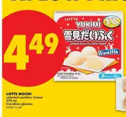 No Frills LOTTE Mochi offer
