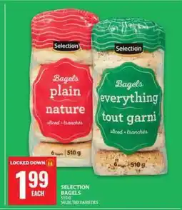 Food Basics SELECTION BAGELS offer