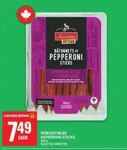 Food Basics IRRESISTIBLES PEPPERONI STICKS offer