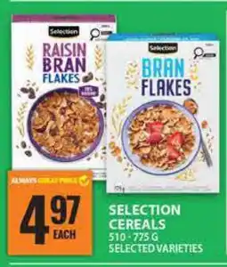 Food Basics SELECTION CEREALS offer
