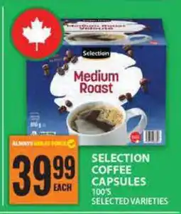 Food Basics SELECTION COFFEE CAPSULES offer