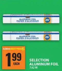Food Basics SELECTION ALUMINUM FOIL offer