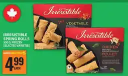 Food Basics Irresistible Spring Rolls offer