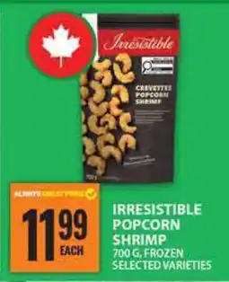 Food Basics Irresistible Popcorn Shrimp offer