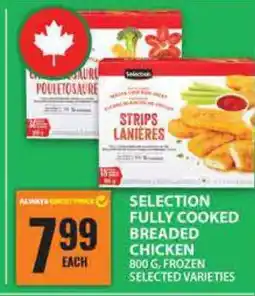 Food Basics SELECTION FULLY COOKED BREADED CHICKEN offer