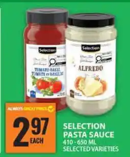 Food Basics SELECTION PASTA SAUCE offer