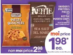 Food Basics Snyder's Pretzels Pieces / Kettle Potato Chips offer