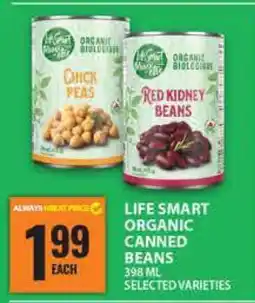 Food Basics Life Smart Organic Canned Beans offer