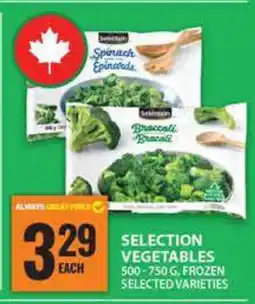 Food Basics SELECTION VEGETABLES offer