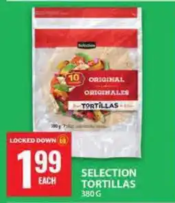 Food Basics SELECTION TORTILLAS offer