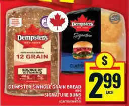 Food Basics Dempster's Whole Grain Bread & Signature Buns offer