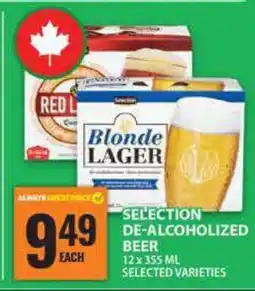 Food Basics SELECTION DE-ALCOHOLIZED BEER offer