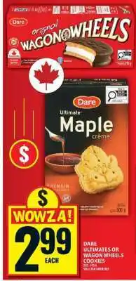 Food Basics Dare Ultimates or Wagon Wheels Cookies offer