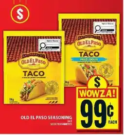 Food Basics OLD EL PASO SEASONING offer