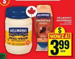 Food Basics Hellmann's Mayonnaise offer