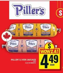 Food Basics Piller's Liver Sausage offer