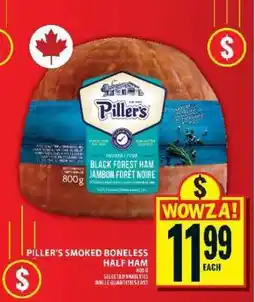 Food Basics Piller's Smoked Boneless Half Ham offer