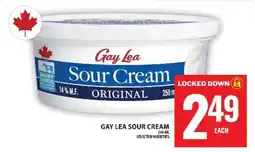 Food Basics GAY LEA SOUR CREAM offer