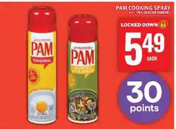 Food Basics PAM COOKING SPRAY offer
