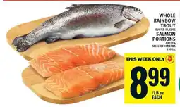 Food Basics Whole Rainbow Trout & Salmon Portions offer