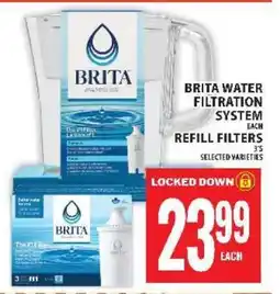 Food Basics Brita Water Filtration System offer